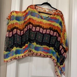 Super cool hanky style top!